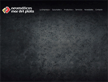 Tablet Screenshot of neumaticosmardelplata.com